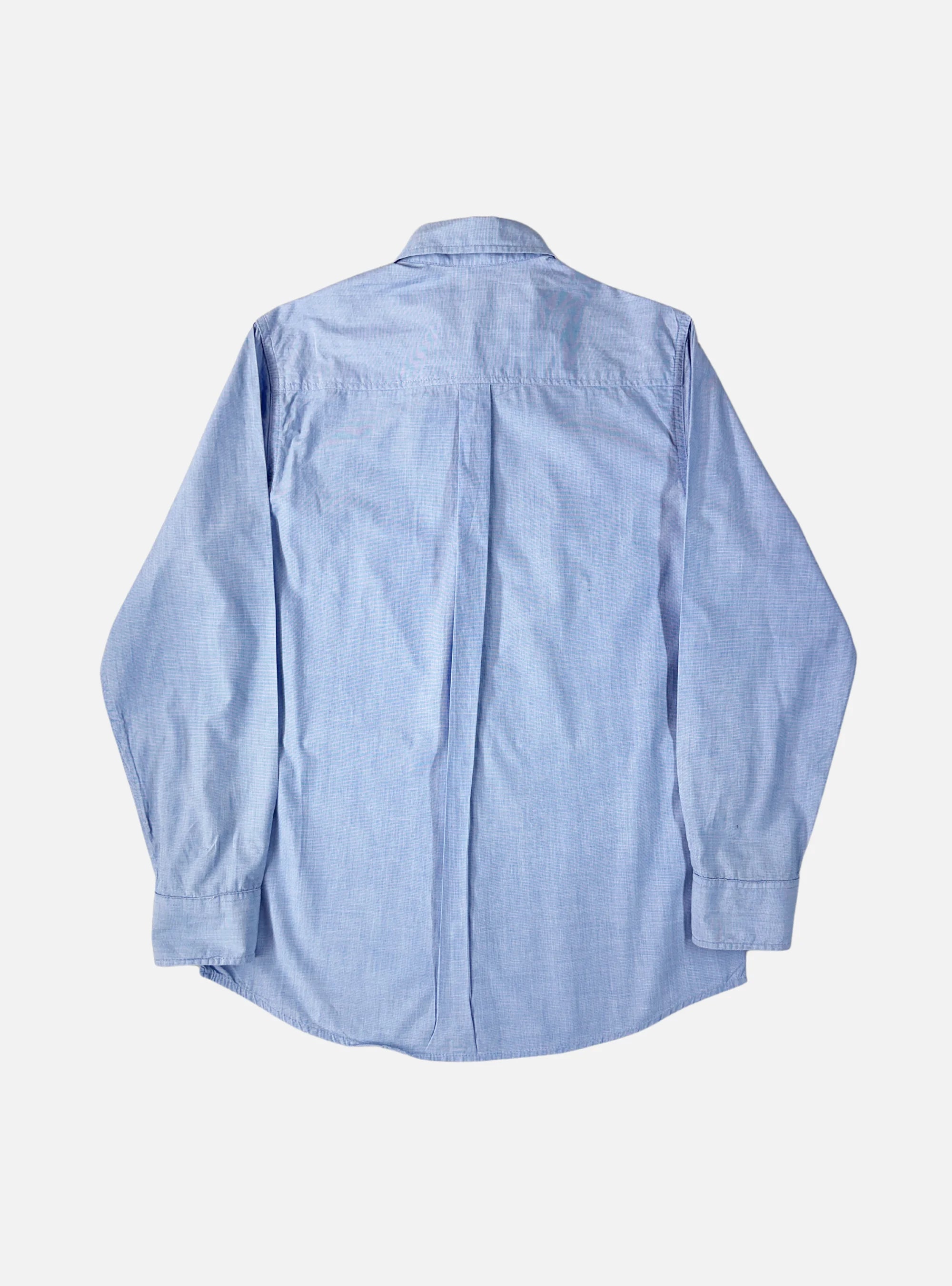 Mens Light Blue Button Down Shirt by Chaps — Small