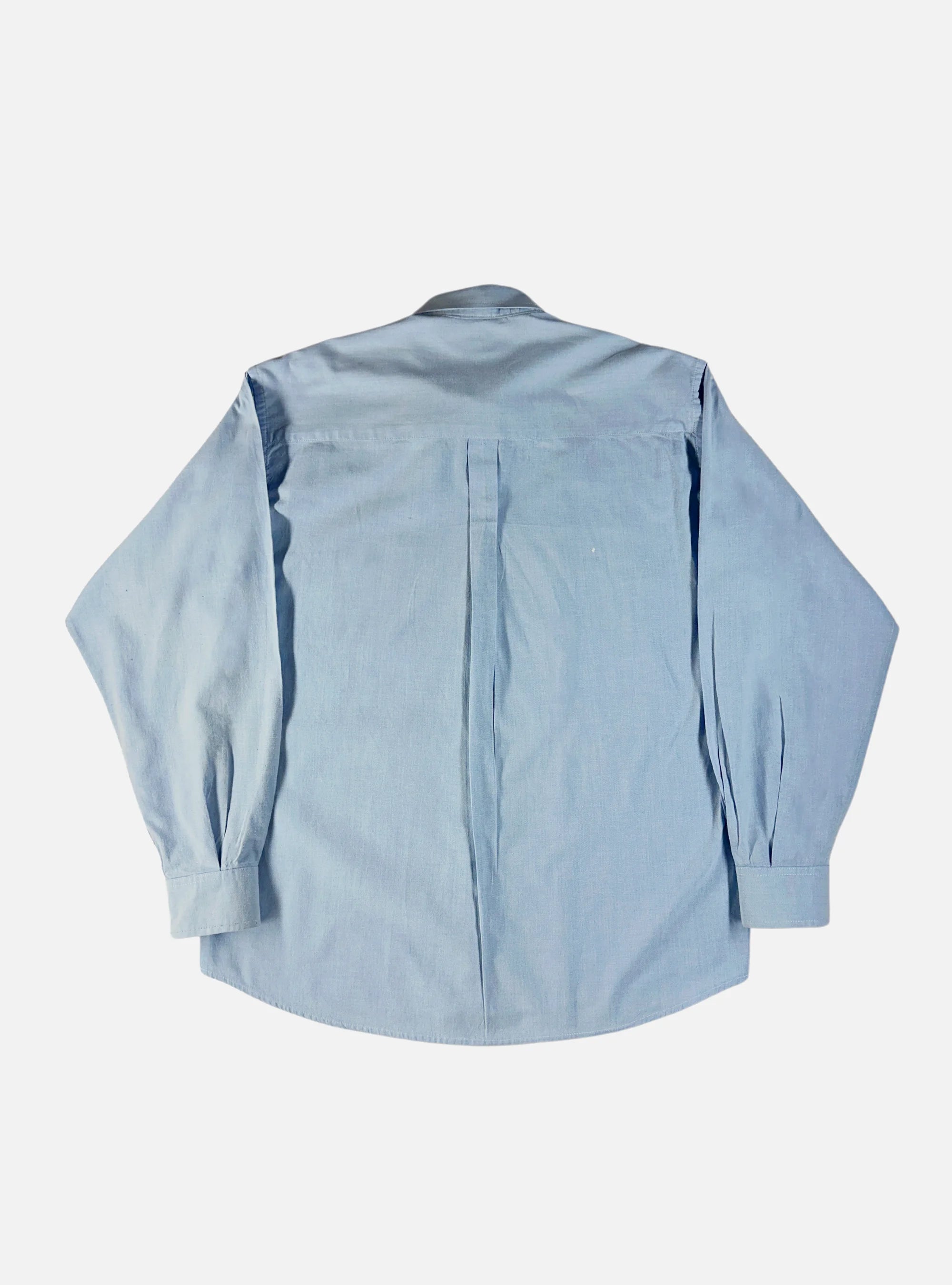 Mens Light Blue Button Down Shirt by Tommy HIlfiger — Large